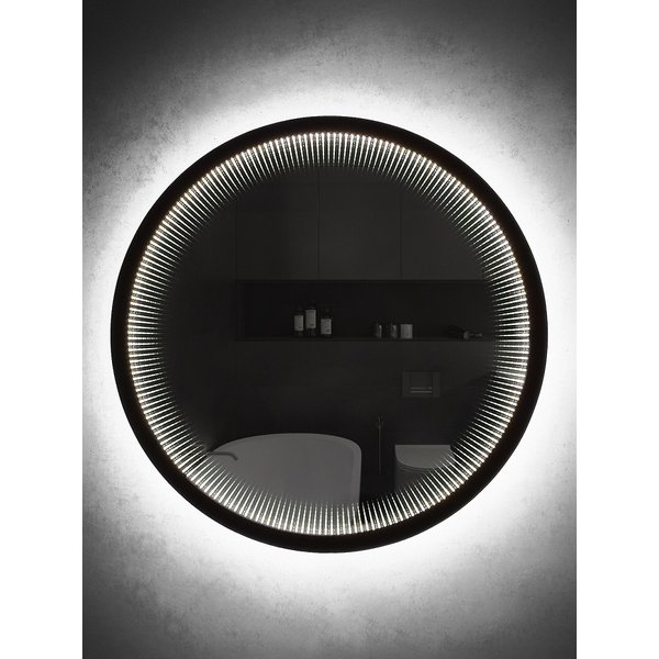 Зеркало Infiniti Black Led D 600 с датчиком движения