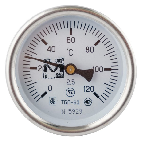 Термометр бимет.120°C L=60(50)
