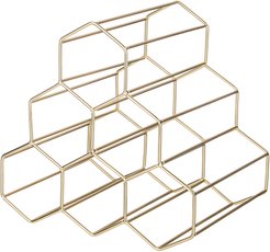 Подставка д/бутылок 27,5х20,26см золотой, сталь окрашенная