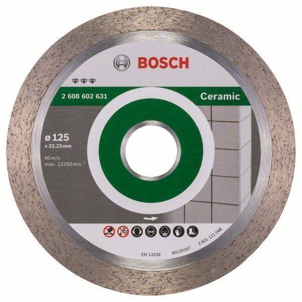 Диск алмазный по керамограниту Bosch FPE 125х1,6х22,2мм сухой рез