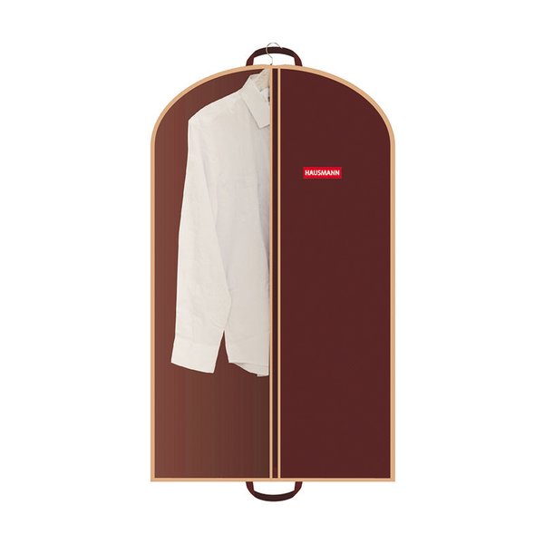 Чехол-сумка д/одежды Hausmann Monocolor 60х100см ПВХ коричневый
