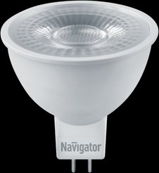 Лампа светодиодная Navigator 7Вт GU5.3 4000К свет нейтральный белый призма