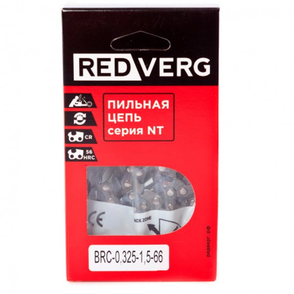 Цепь пильная RedVerg шаг 0,325 дюйма 1.5мм 66 звеньев