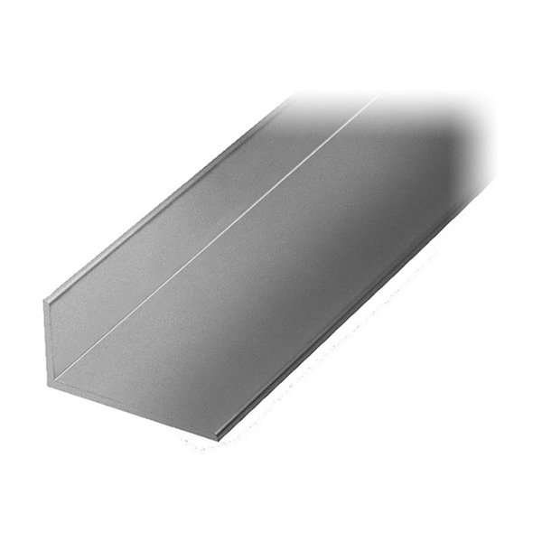 Профиль алюм.уголок 25х25х1,2 (1,0м) серебро