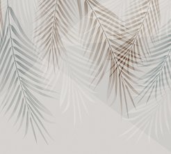 Фотообои виниловые на флизелиновой основе Листья папоротника ШхВ 300х270см