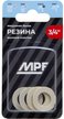 Прокладка 3/4" MPF белая,резина (4шт)