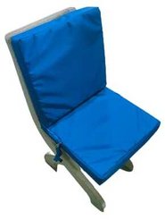 Подушка для садового кресла 44х44х6см василек