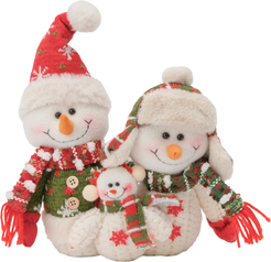 Фигура Семья Снеговиков 33см OH-2025-C309