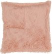Наволочка мягкий мех 40х40 розовая пудра