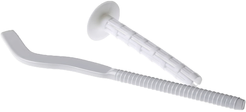 Кронштейн для рад.с дюб.диам.7,5х180мм (белый) сплющ.,MP-У