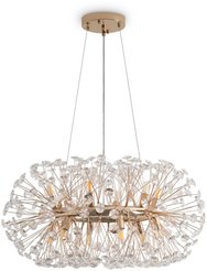 Люстра подвесная Freya Lefika FR1019PL-12G Золото 12хG9 5Вт