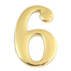 Цифра Apecs DN-01-6-Z-G золото 6