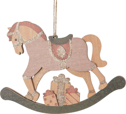 Украшение фигурное Лошадка 16х10см, дерево, SYMZPB-4425054