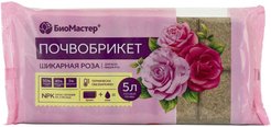 Почвобрикет БиоМастер Шикарная роза 5л