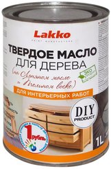 Масло для дерева Latex L4 Lakko твердое Орех (1л)