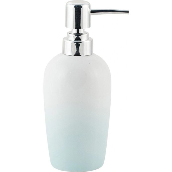 Дозатор для жидкого мыла Gradient бело-голубой,керамика SWTK-3100BL-A