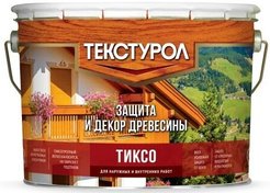 Покрытие с воском Текстурол Тиксо махагон (10л)