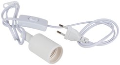 Светильник для фитоламп с цоколем Е27 ЭРА FITO-Holder E27 с проводом и выключателем