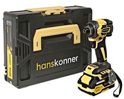 Винтоверт акумуляторный ударный бесщеточный Hanskonner PLATINUM HCD20280BLC 1BatterySystem Li-Ion 280Нм 18.0В
