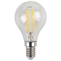 Лампа светодиодная ЭРА F-LED P45-9W-840-E14 9Вт филамент шар нейтральный белый свет Е14