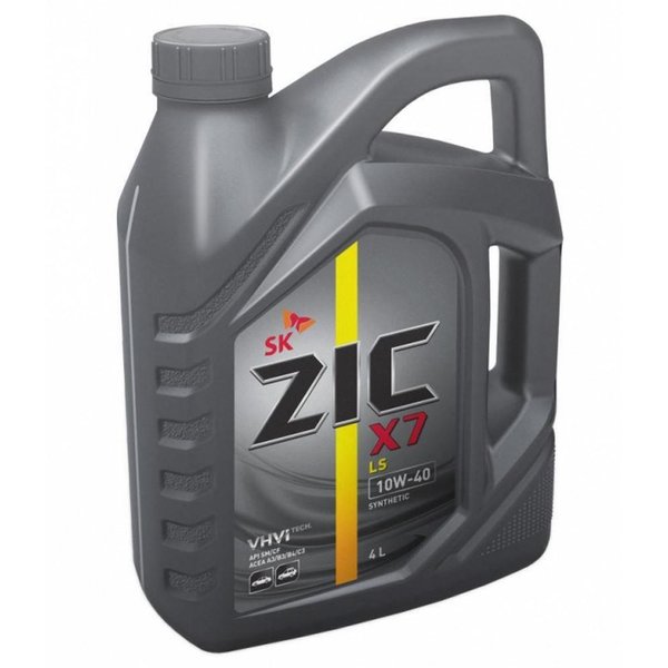 Масло моторное Zic X7 LS 10W-40 синтетическое 4л