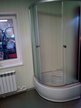 Уголок душевой Shark-8022 высокий поддон (90х90) рифл.стекло