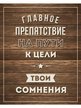 Канвас Главное препятствие 40х50