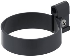 Хомут трубы пластиковый ТН ПВХ ОПТИМА L=140 серый