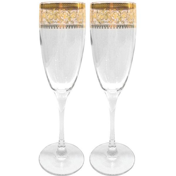 Набор бокалов д/шампанского Anna Manelis Империя 170мл 2шт стекло