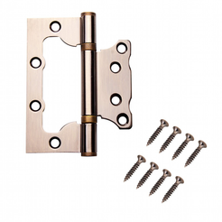 Петля без врезки MSF10075-2BB AB Blister ант.бронза
