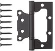 Петля без врезки Vanger 100х75х2,3-P2-BLM черная