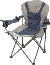 Кресло складное Оксфорд 87х95см h105/67см, 3 положения спинки, сталь/oxford 600D, сине-голубой, 0001.012