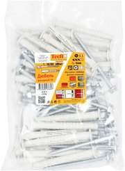 Дюбель фасад.с шурупом шест.гол.с шлицем TORX прессшайба 10x100 (30шт)-пакет Tecfi