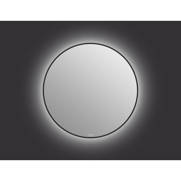 Зеркало Eclipse Smart 80x80см в черной рамке