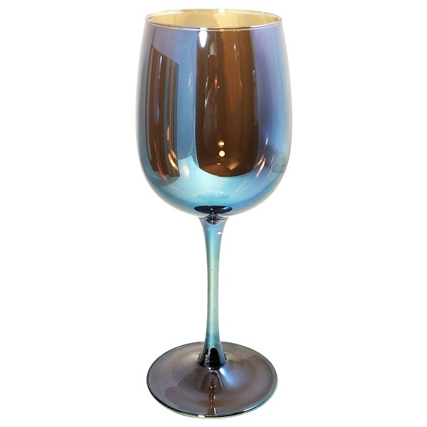 Набор бокалов д/вина Glasstar Lazurit 420мл 3шт синий, стекло