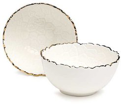 Набор салатников Lefard Charm 2шт 11х5,5см 250мл фарфор белый