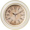 Часы настенные Рубин Плетение d45,5см пластик белый