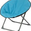 Кресло садовое Лаундж d76см h70см, сталь/оксфорд, серый/голубой, CMP-0004.000