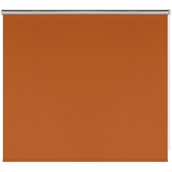 Штора рулонная Blackout Silver 140х175см оранжевый