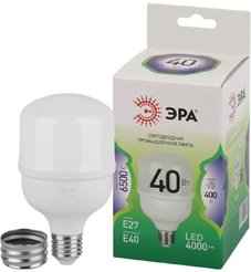 Лампа светодиодная ЭРА GREEN LINE LED POWER T80-40W-865-E27/E40 GL E27/E40 40 Вт колокол холодный свет