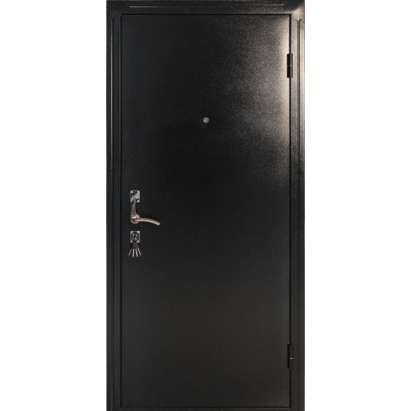 Дверь входная метал.ДК Оптима серый 860х2050 левая