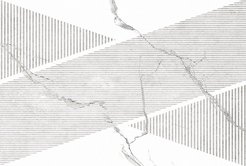 Декор настенный Калакатта Лайт 0205 27х40см белый глянцевый шт