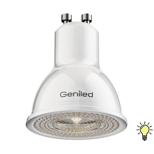 Лампа светодиодная Geniled 8Вт GU10 2700К свет теплый