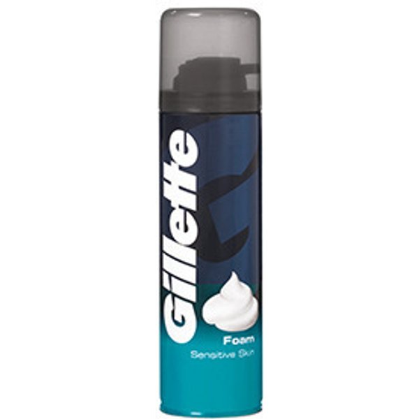 Пена д/бритья Gillette 250мл Sensitive Skin с алоэ