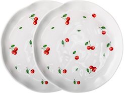 Набор тарелок закусочных Lefard Cherry 2шт 21,5х2,5см керамика