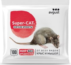 Брикет мягкий Super-CAT от крыс и мышей 100г