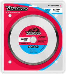 Диск алмазный по керамике DIAFORCE CERAM SLIM 200x1,7х25,4/22.23мм тонкий влажный рез