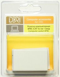 Розетка компьютерная 1 мест.(8P8C) Кат 5е