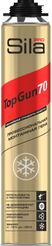 Пена монтажная профессиональная SILA Pro TopGun 70 (880мл) Зима