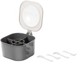 Емкость д/специй APOLLO Spices 120мл 12х12х8,5см пластик, 4 секции с ложками